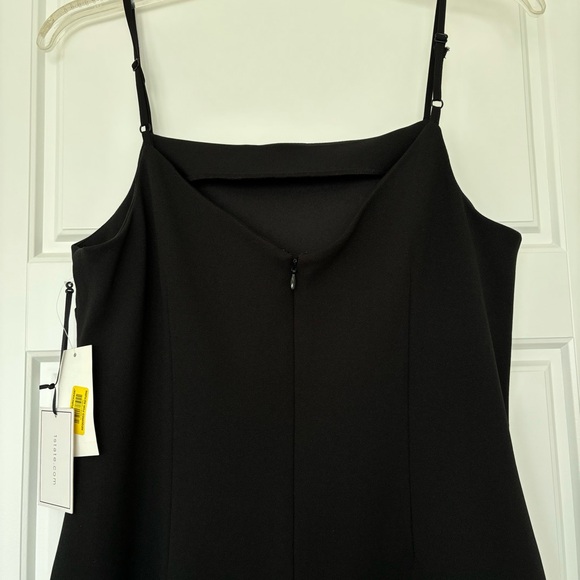 Spaghetti Strap Bodycon Crepe Scuba Dress - Picture 2 of 10